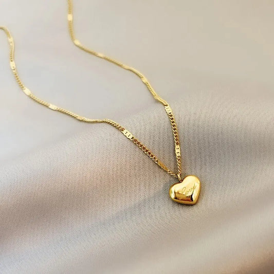 Collier Heart Love Gold