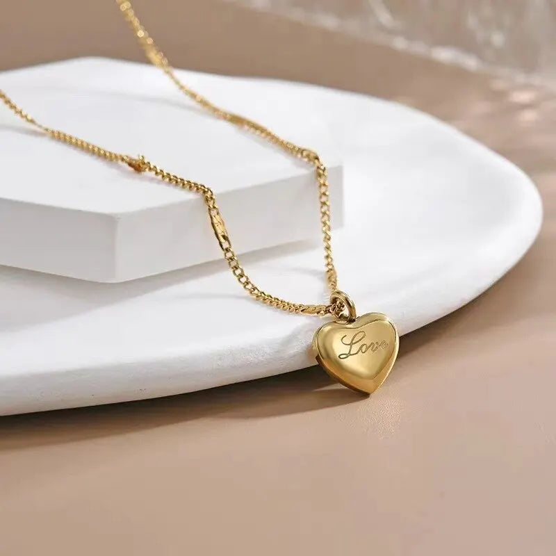 Collier Heart Love Gold