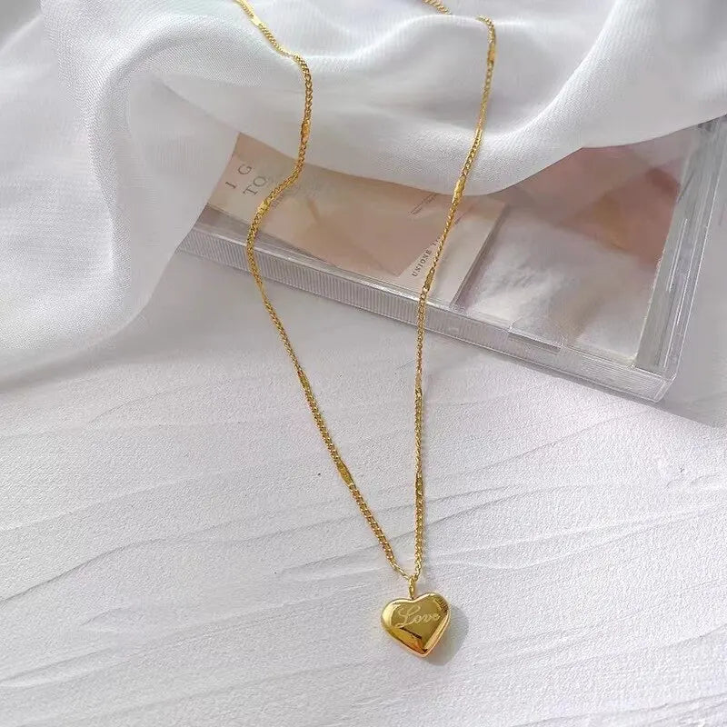 Collier Heart Love Gold